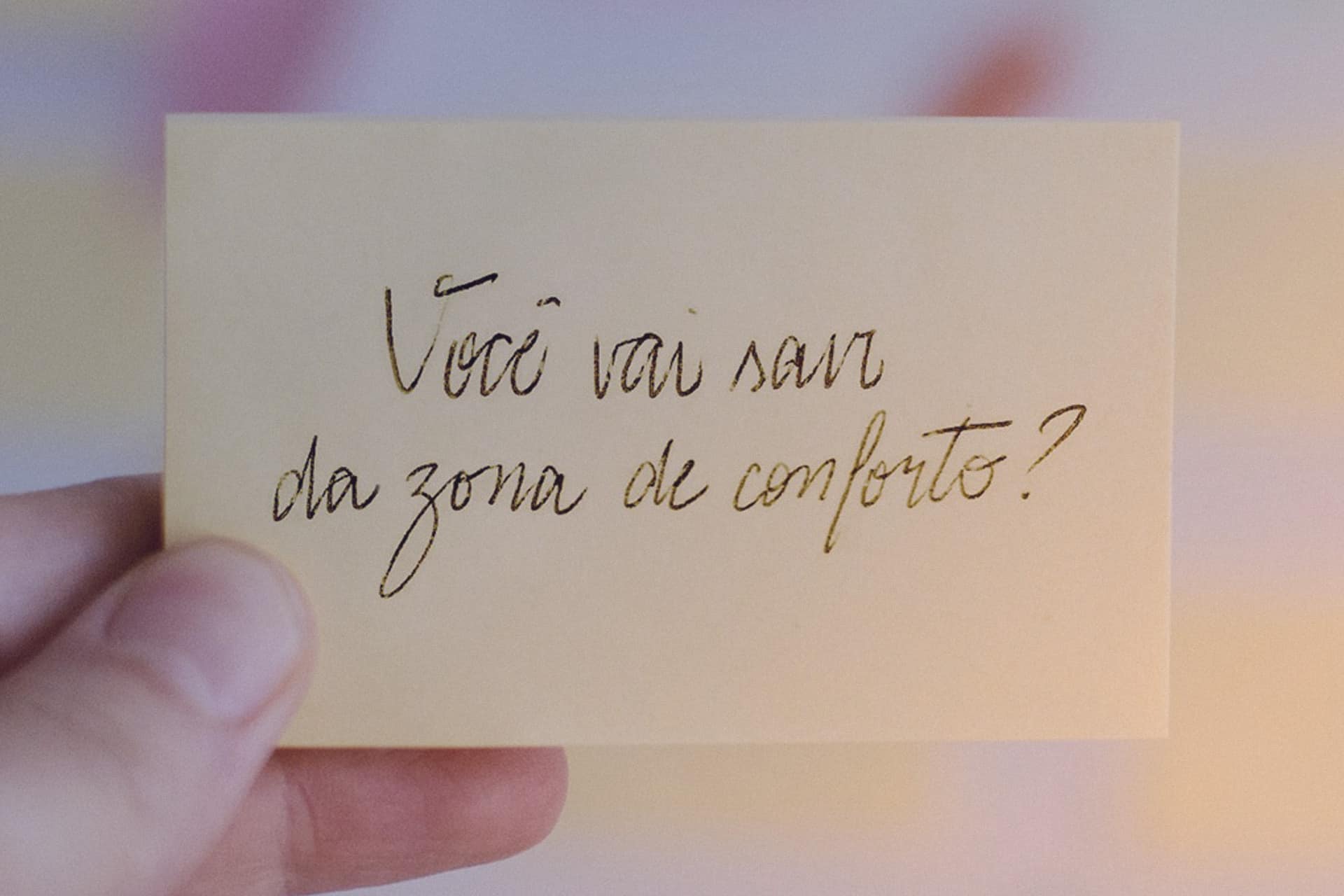 Toda crise mexe com a zona de conforto. Você está preparado?
